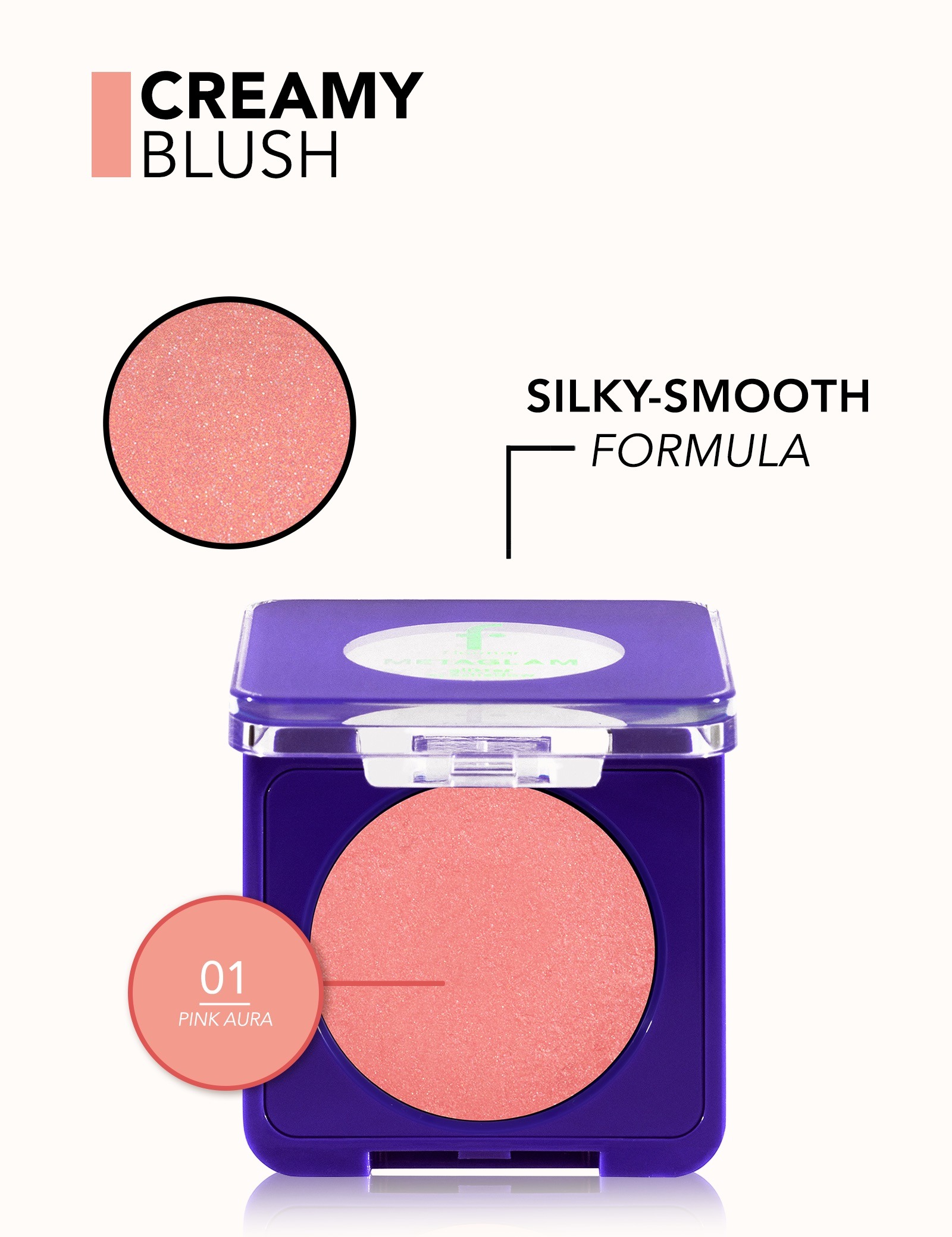Metaglam Creamy Blush details
