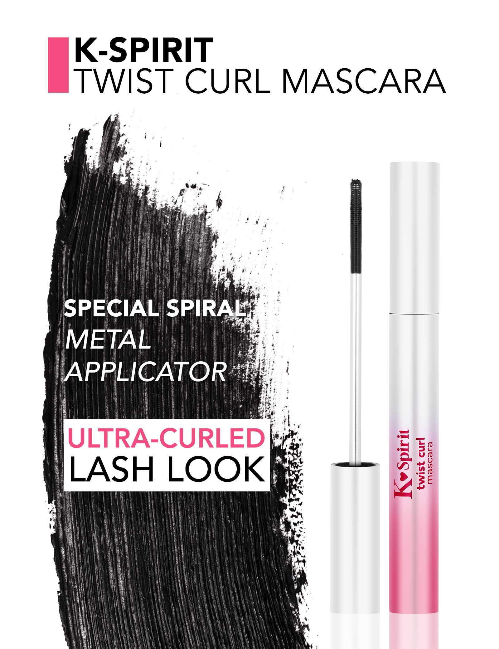 Flormar K-Spirit Twist Curl Mascara brosse métal Sénégal